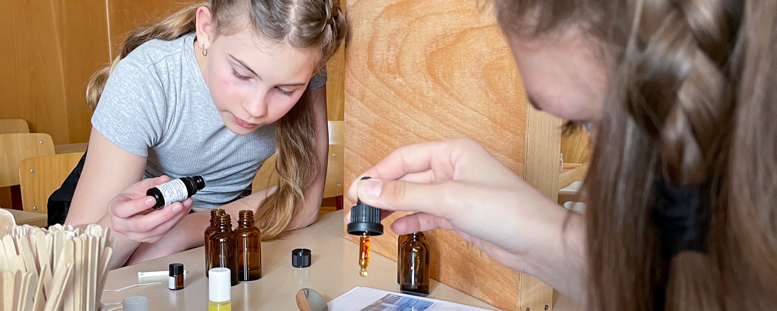 Naturkosmetik in der 4. Klasse